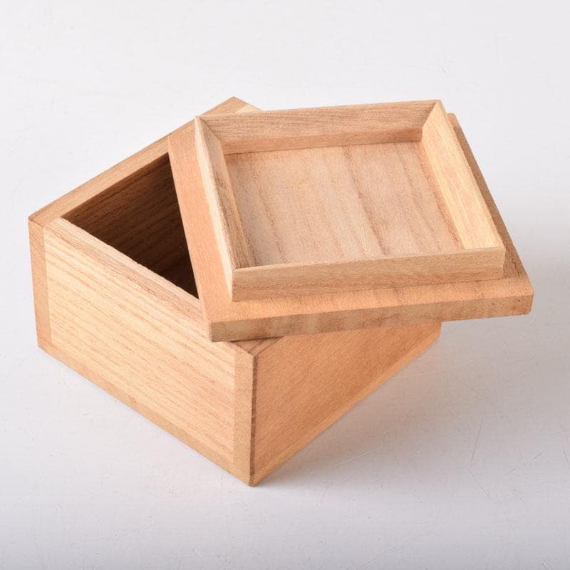 茶道具　黒柿　香合　共布　共箱　V　7633