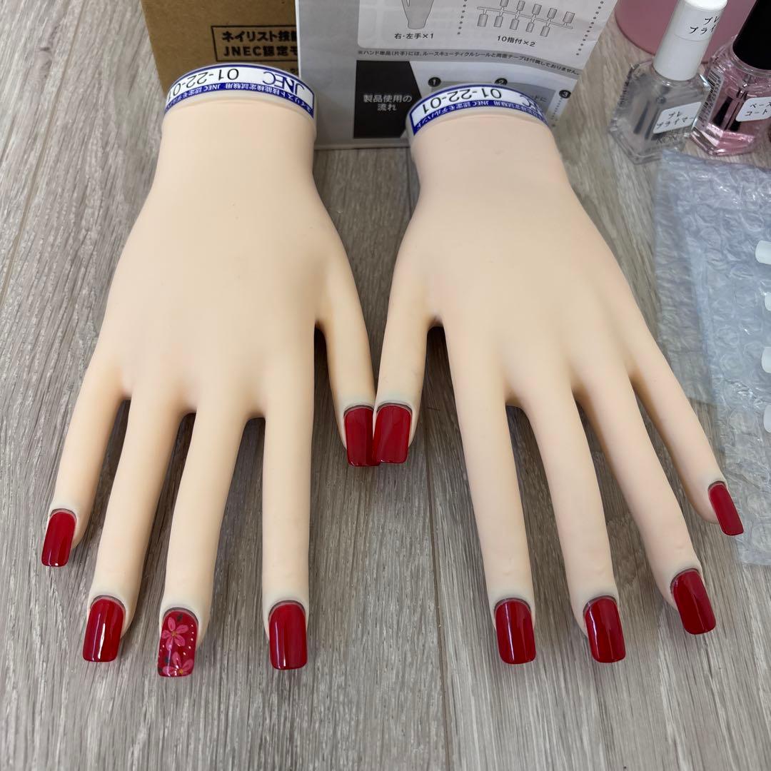 ネイリスト技能検定　jenc認定モデルハンド　3級