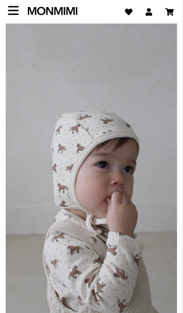 【新品未開封】monmimi horse and  80 馬　baby