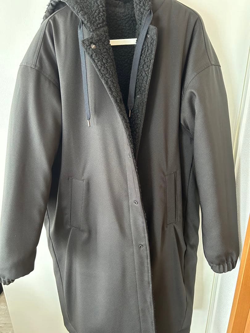 nハリウッド　ボアロングコート　リバーシブル