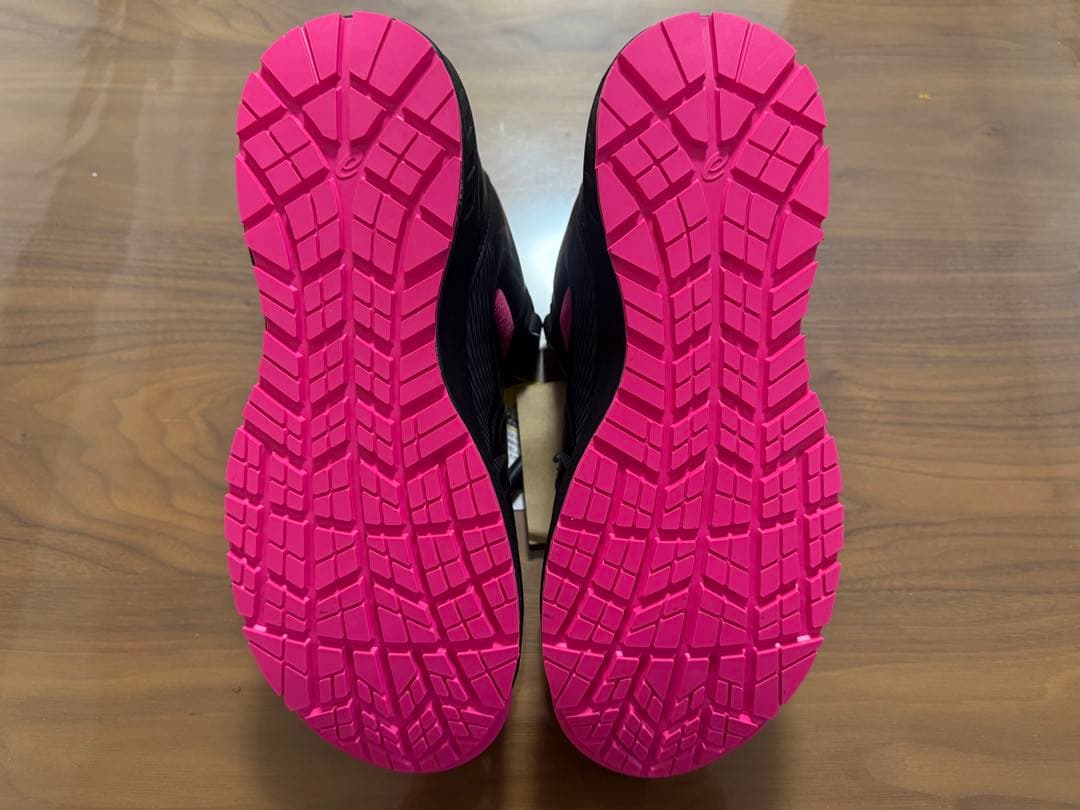 アシックス 安全靴 ウィンジョブ CP120 ブラック/ホワイト 27.5