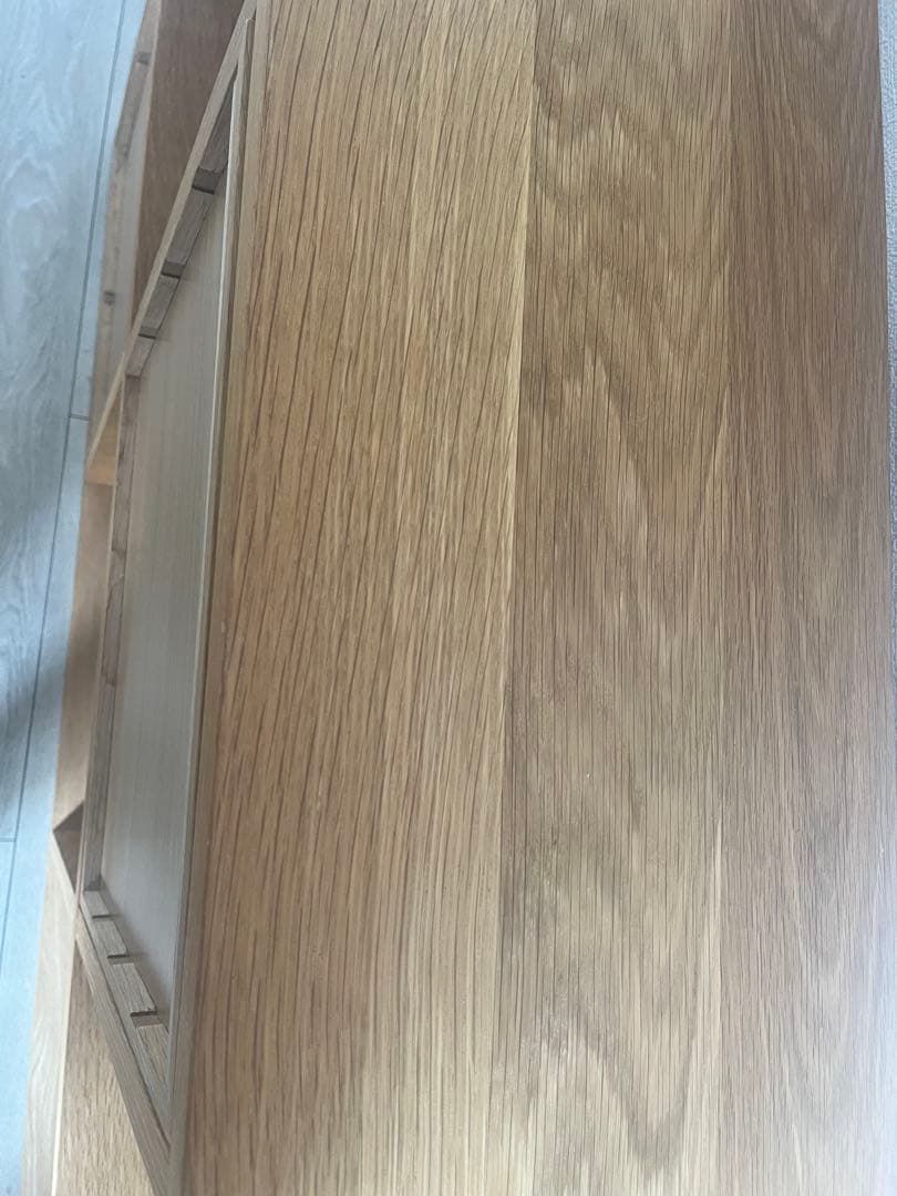 無印良品　スタッキングシェルフ 2段×4列、引き出しチェストセット（オーク材）