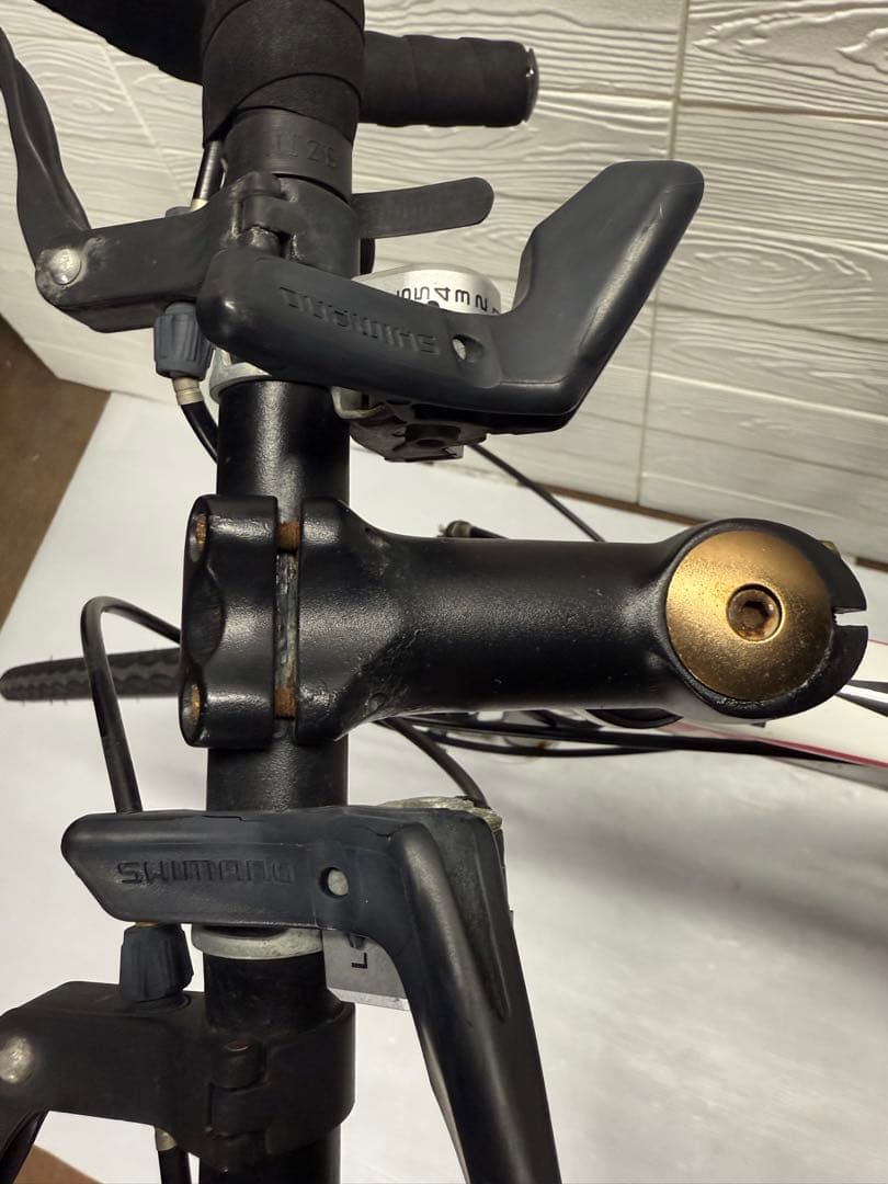 SIAFEI ロードバイク ホワイト/レッド ATX980