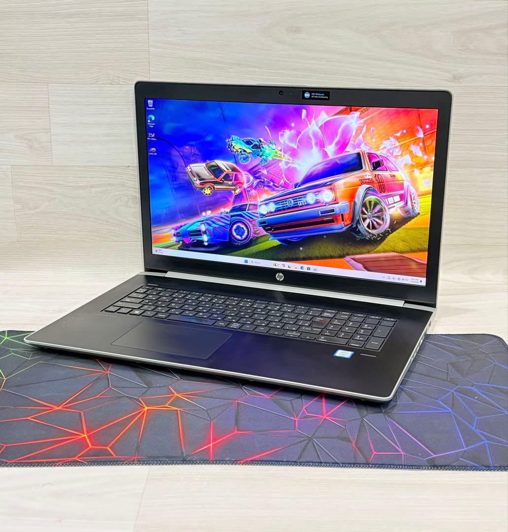 HPノートPC NVIDIA搭載i7/16GB/256+500フルHD17インチ