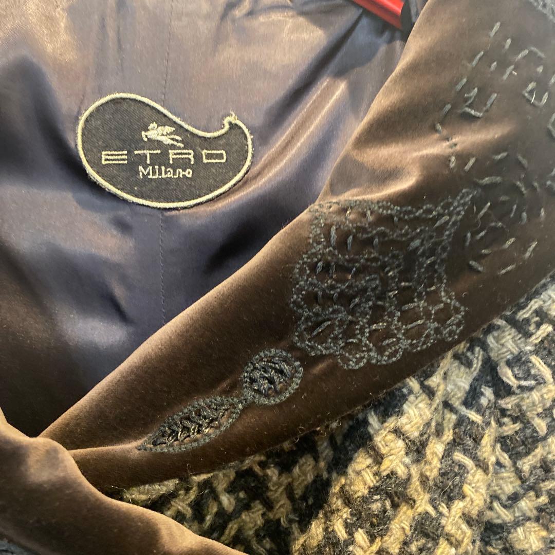 エトロのクラシカルな雰囲気　ロングコート