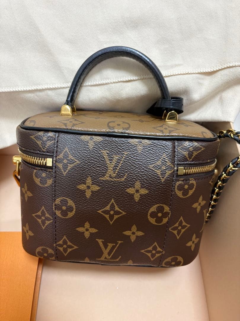 ルイヴィトン ヴァニティPM モノグラム リバース 2WAYハンドバッグ正規品