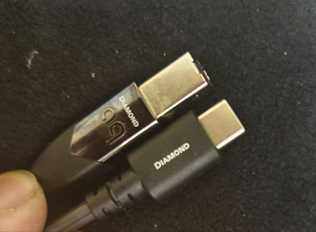 AudioQuest ダイヤモンド USB-C USB-B 0.75メートル