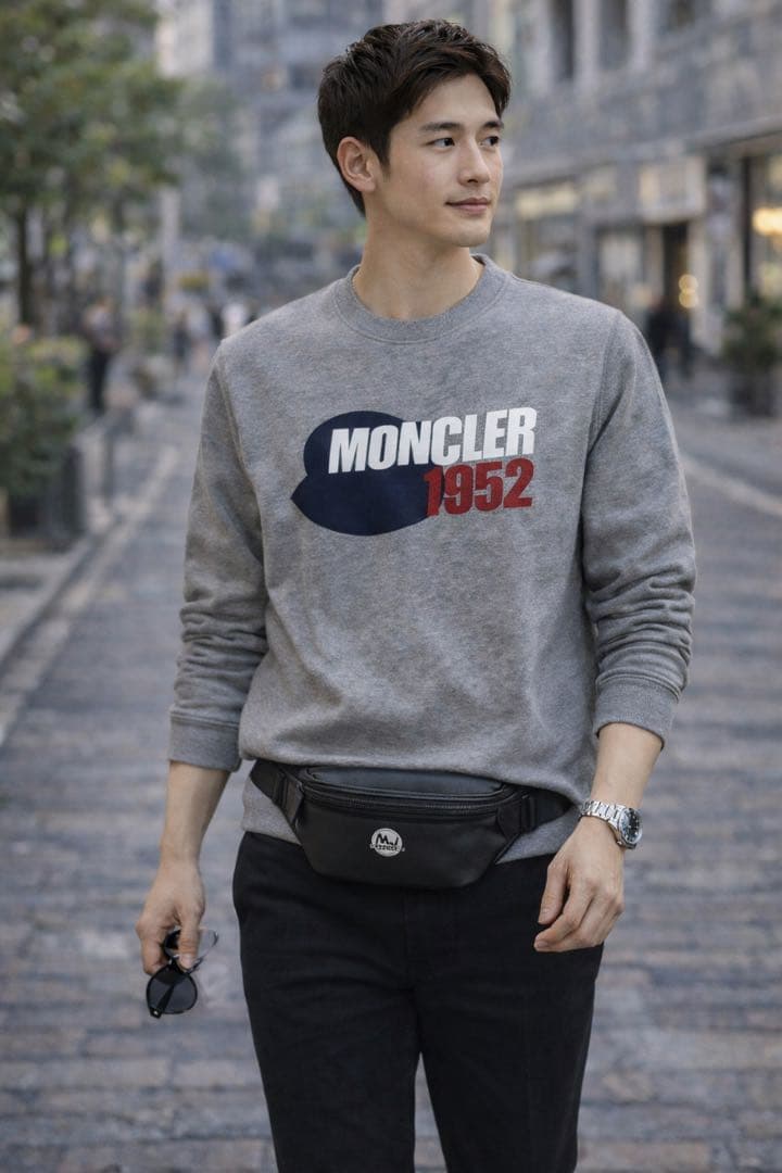 極美品】MONCLER GENIUS 1952 スウェット グレー S/M相当