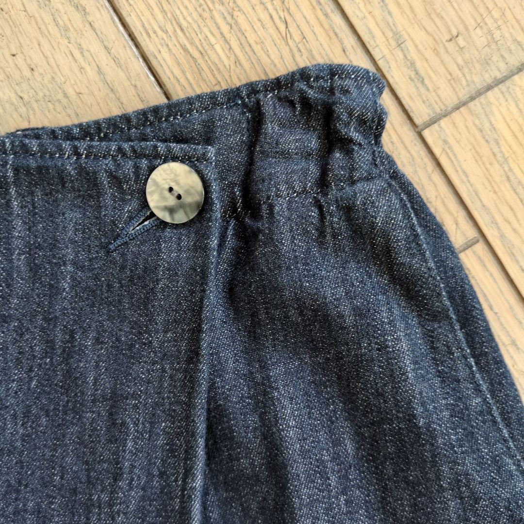 BLUE TRICK 新品未使用　ダークデニム ワイドパンツ