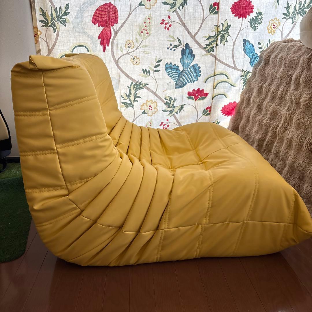 TOGO イエロー1人掛けソファ リプロダクト