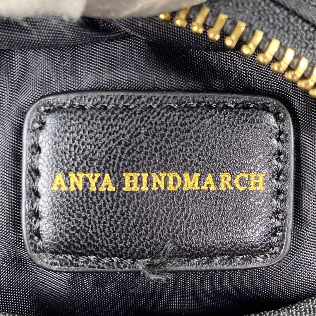 極美品 アニヤハインドマーチ ナイロン アイズ 2way ファスナー ブラック