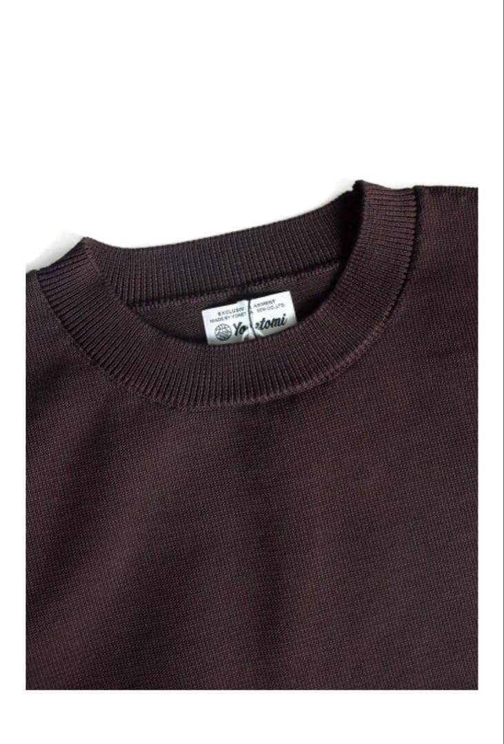 【極美品】Yonetomi シーアイランドコットン セーター ブラウン　サイズ3