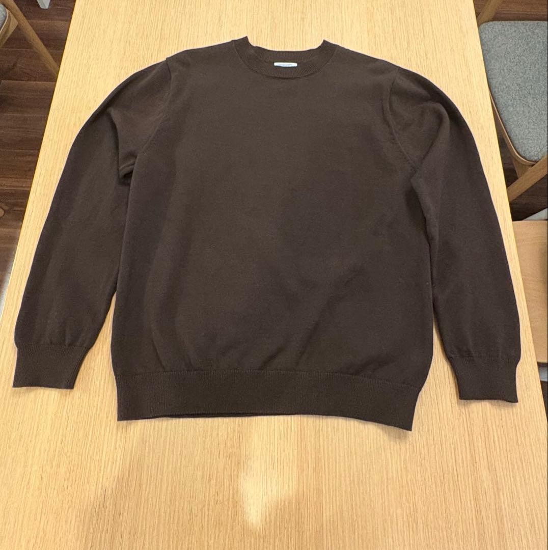 【極美品】Yonetomi シーアイランドコットン セーター ブラウン　サイズ3