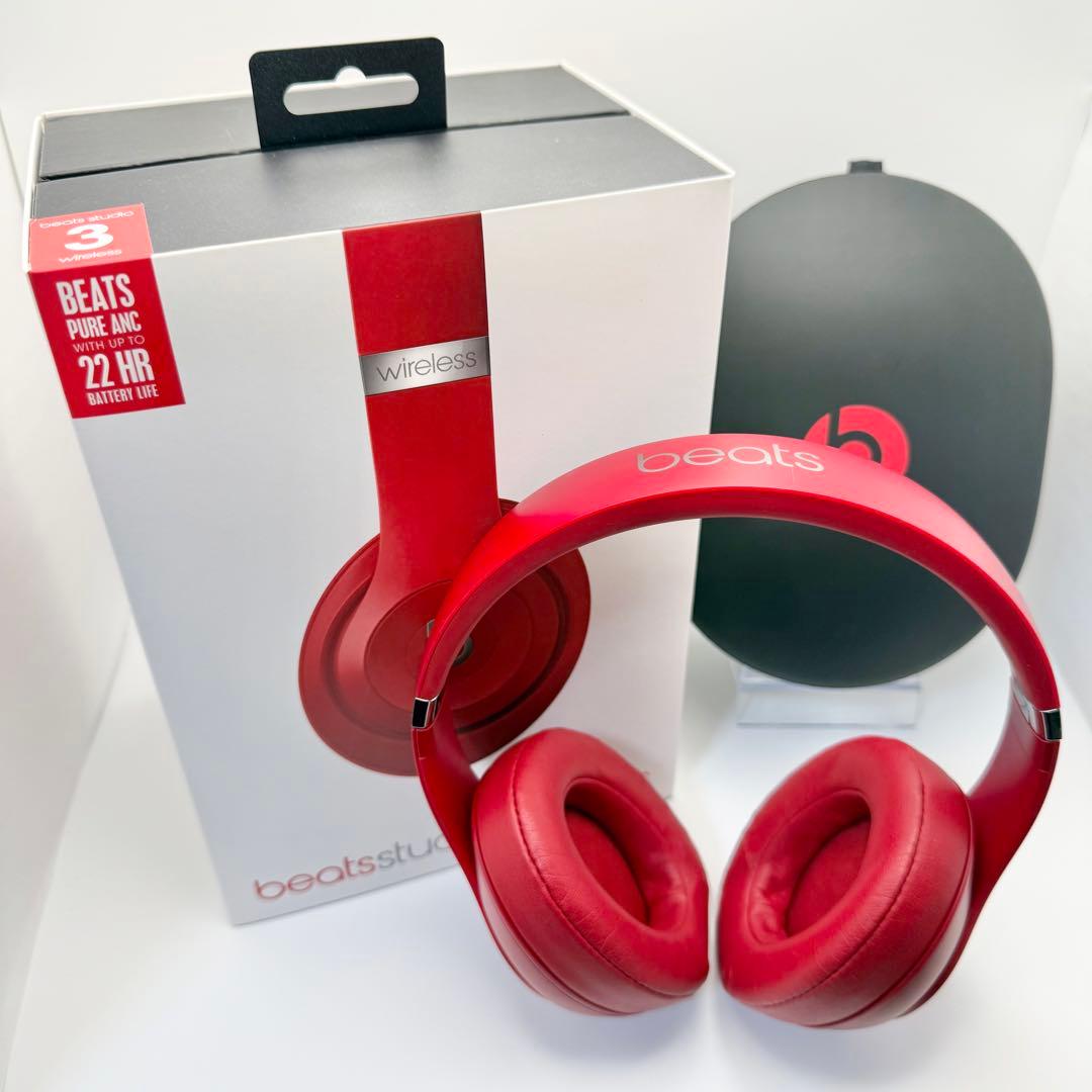 Beats Studio3 Wireless レッド 動作OK 919-21