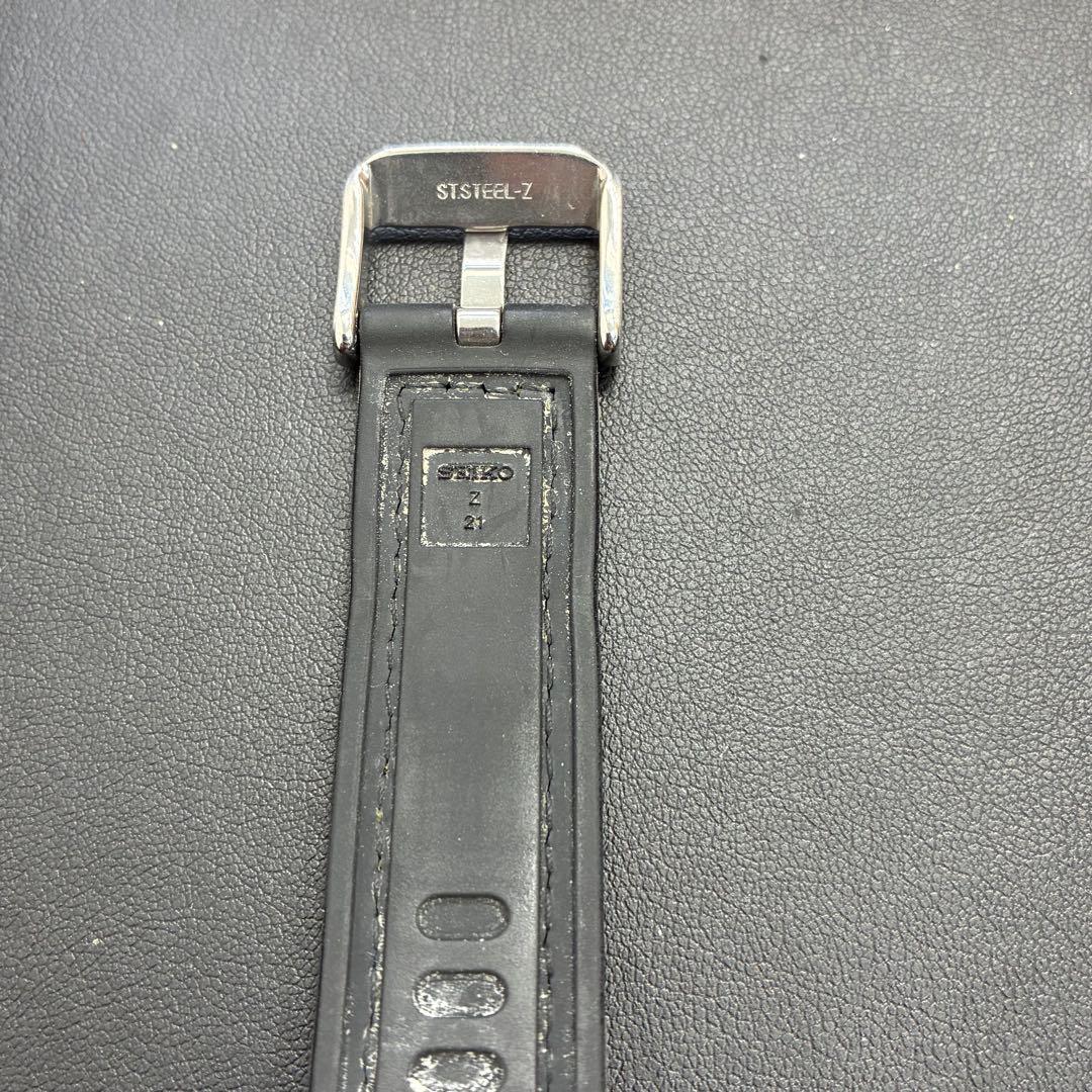 セイコー　クォーツ　メンズ　カーキベルト
