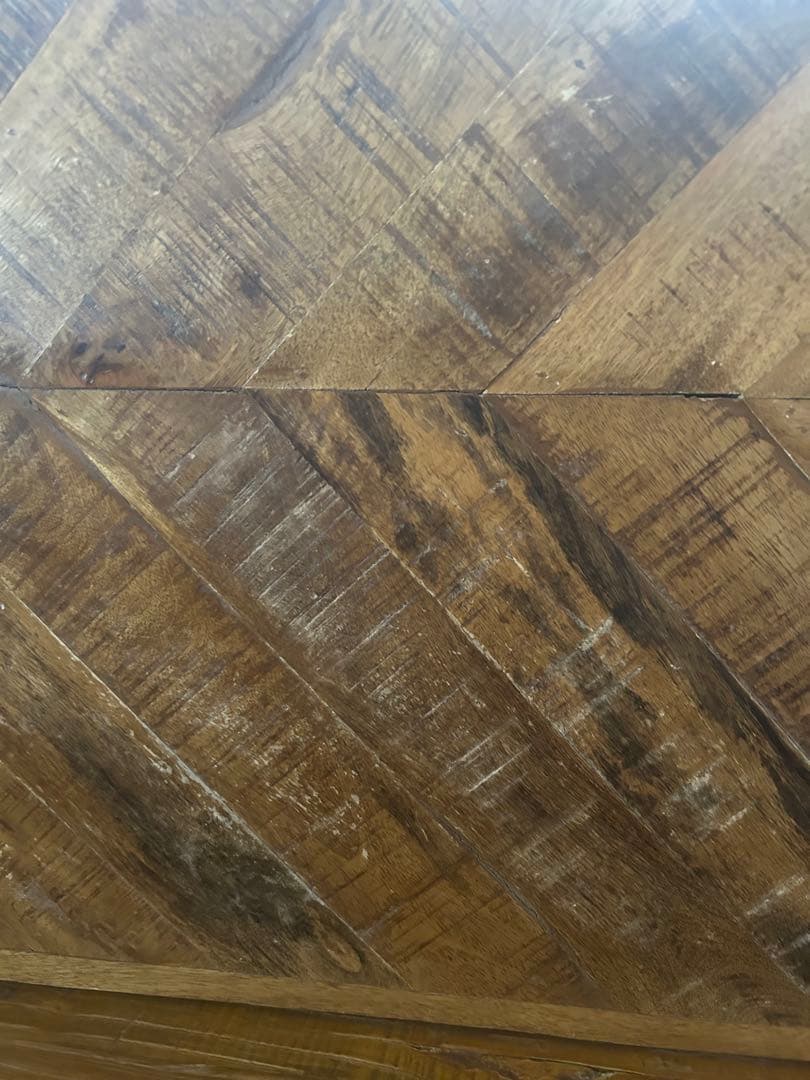 LIFE FURNITURE / ライフファニチャー　ヘリンボーンテーブル②