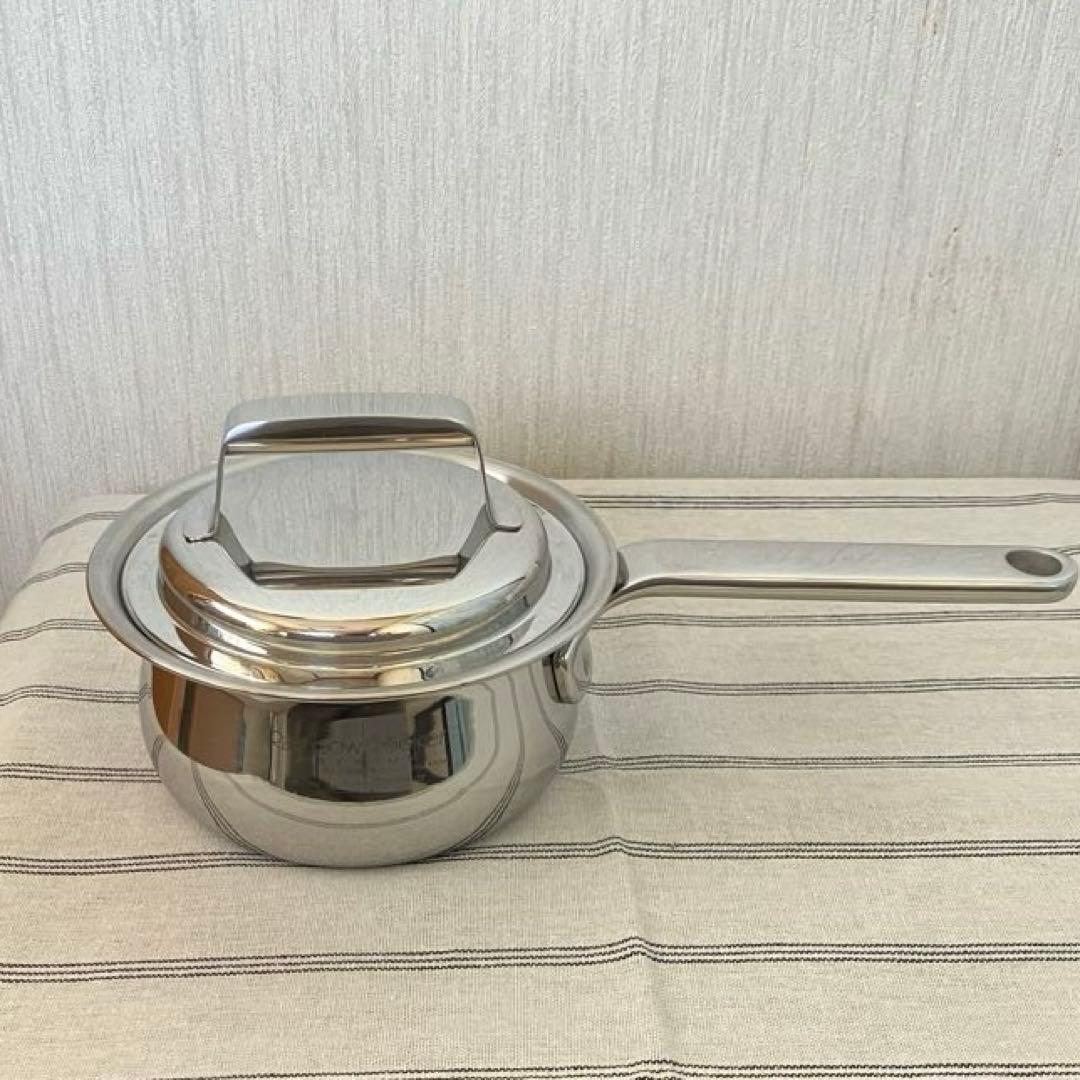 【 美品 】レインボークッカー プレミアム 片手鍋 13cm 蓋付き