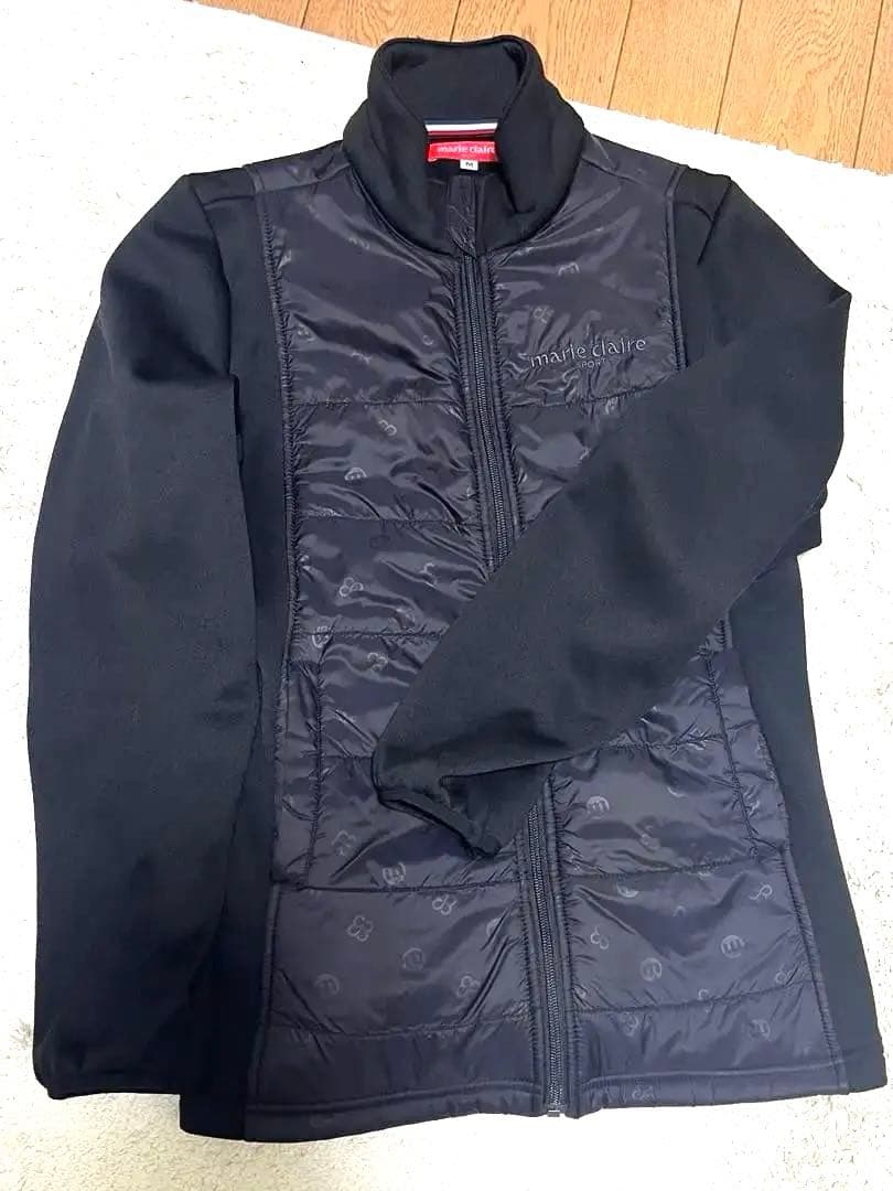 marie claileゴルフ　ロゴ入ブルゾンとパンツセットレディースM