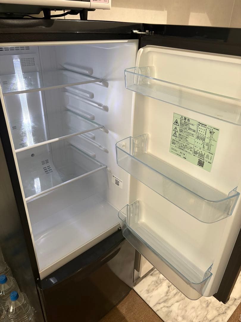 Panasonic 下冷凍式冷蔵庫 黒