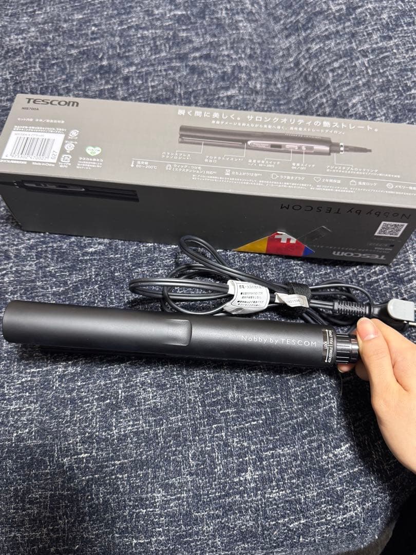 TESCOM スチーム機能付きストレートヘアアイロン