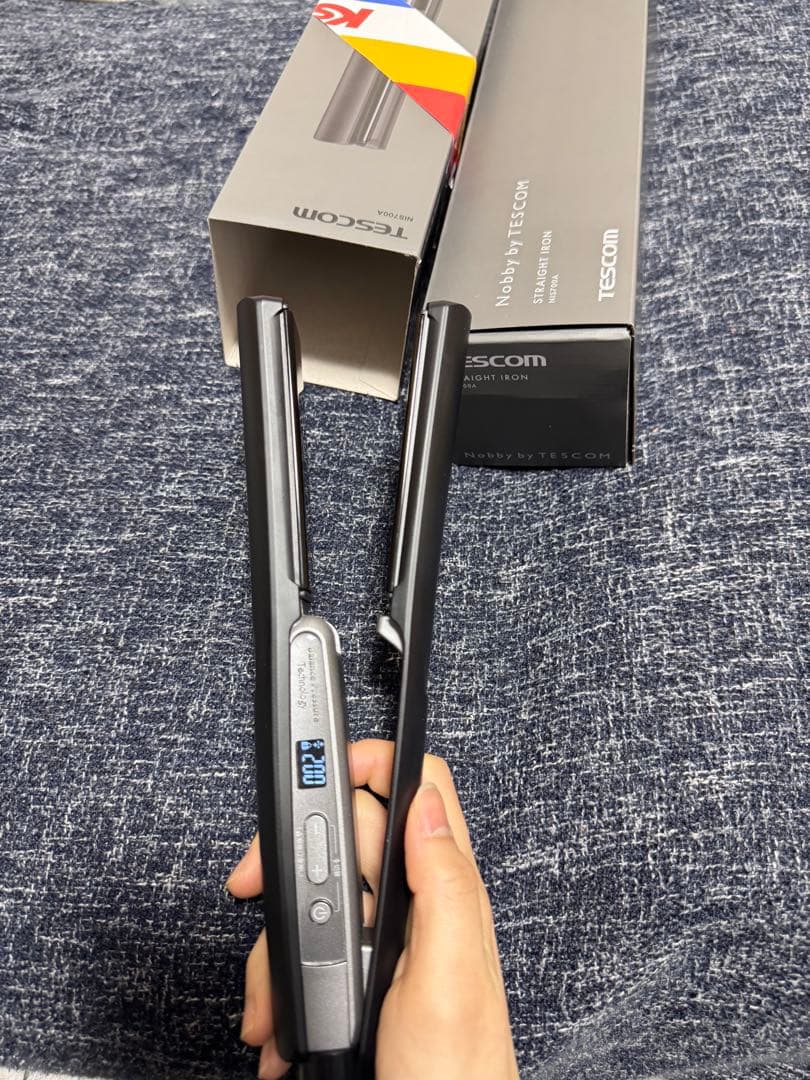 TESCOM スチーム機能付きストレートヘアアイロン