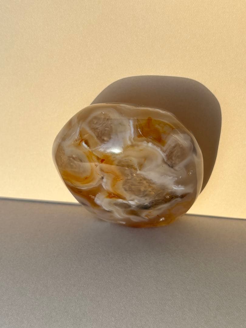 命根石　パワーストーン　瑪瑙 握りお守り(2)