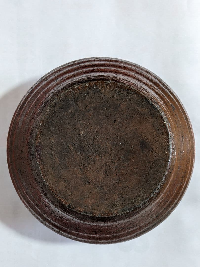 ♦江戸時代 香炉 建水 梅花皮 茶道具 アンティーク骨董品 コレクション