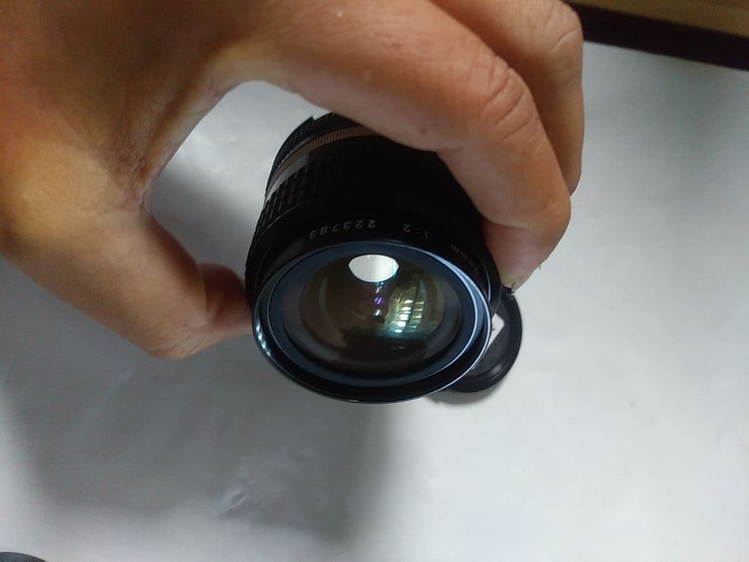 ニコン NIKKOR Ai-S 24㎜ f/2 単焦点レンズ 未使用純正フード付