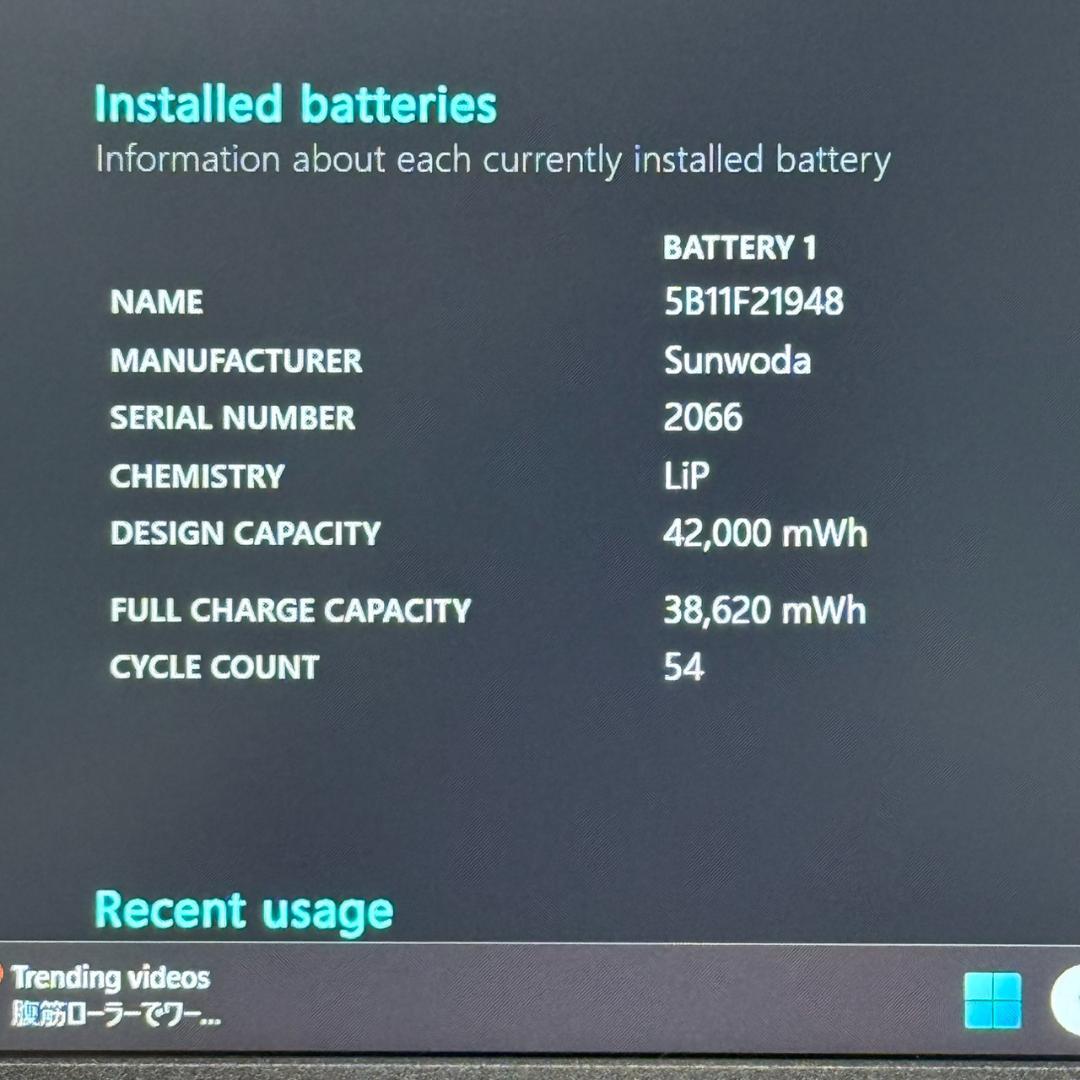 第12世代 Corei5 15.6インチ テンキー付き ThinkPad F94