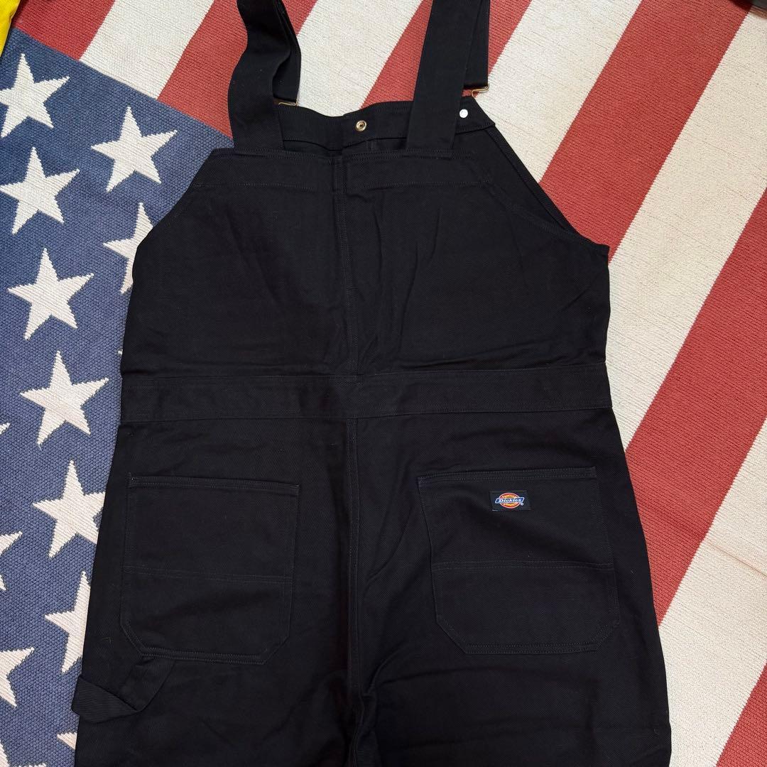 XLARGE × Dickies 黒オーバーオール