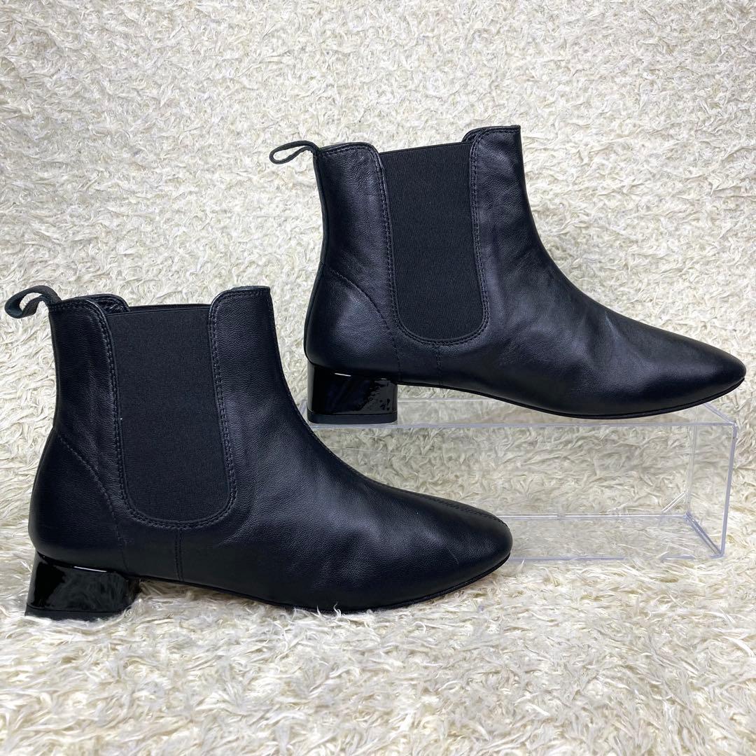 『未使用級』repetto レペット サイドゴアブーツ ショートブーツ ブラック