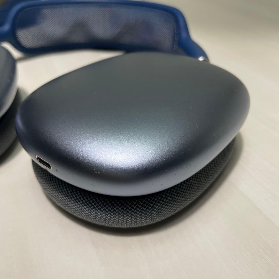 airpods MAX☆ブルー☆箱 スマートケース付き☆ヘッドホン☆Apple