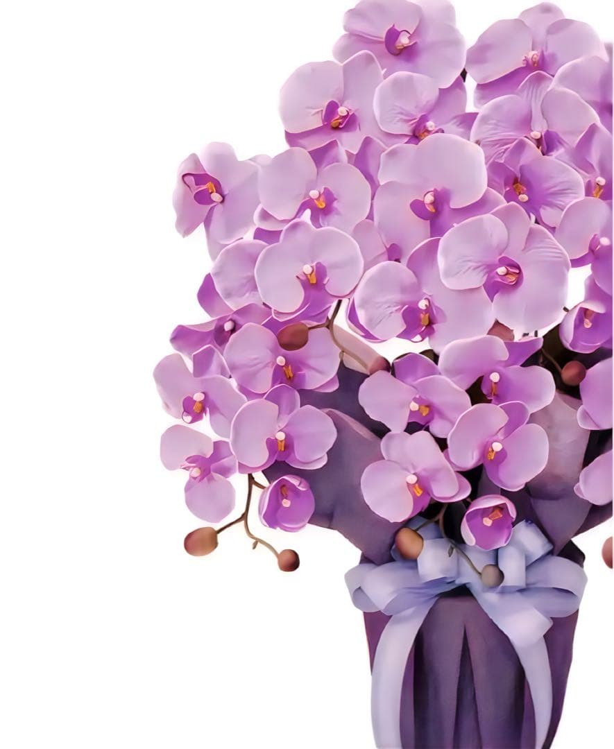 光触媒　人工観葉植物　ウォールグリーン　フェイクグリーン　エレガント胡蝶蘭L