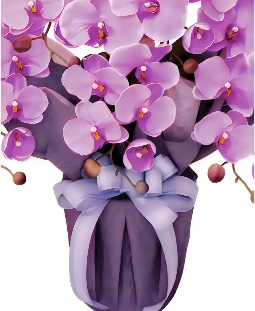 光触媒　人工観葉植物　ウォールグリーン　フェイクグリーン　エレガント胡蝶蘭L