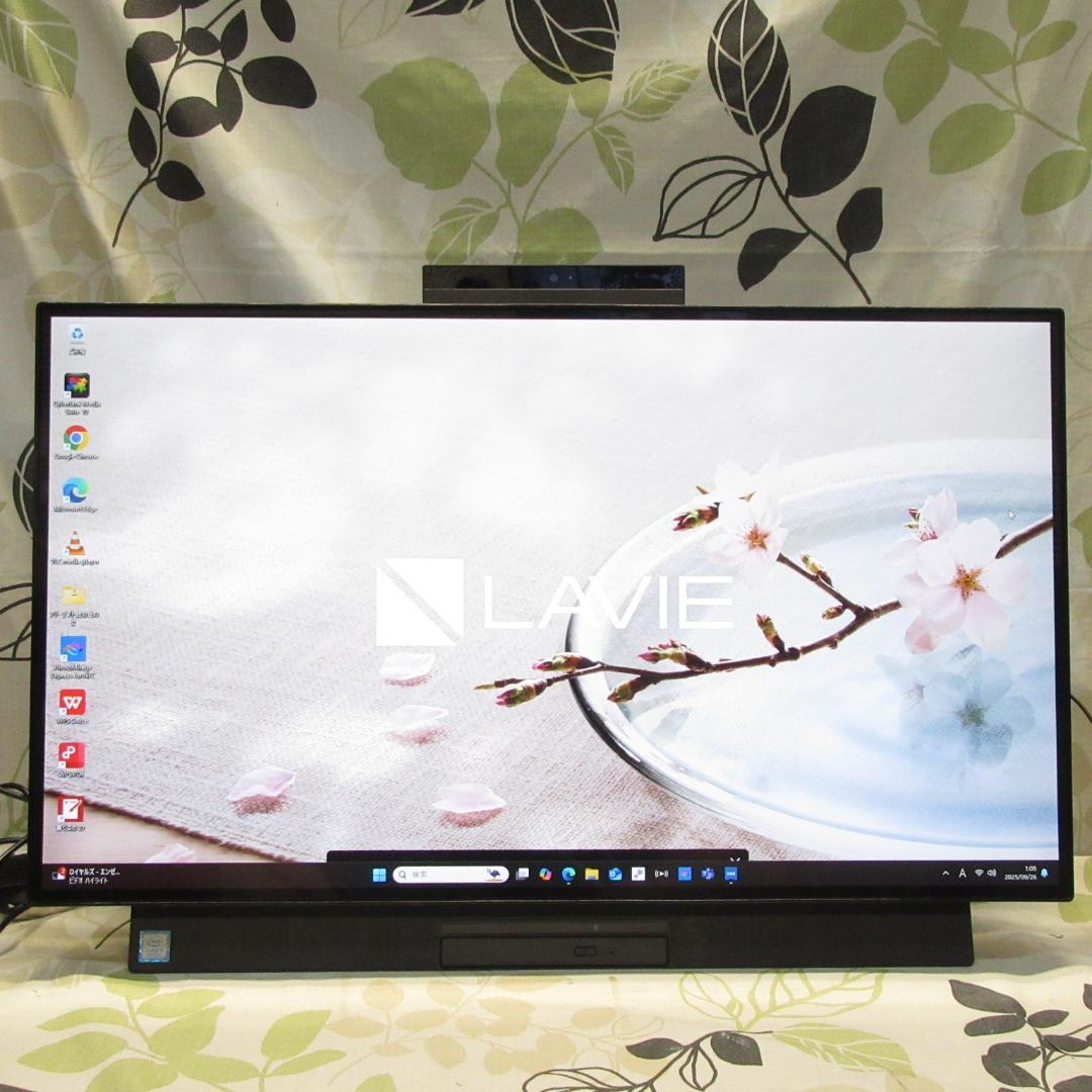 超大画面27インチWin11公式対応8世代Corei5/メ16/SSD+HDD