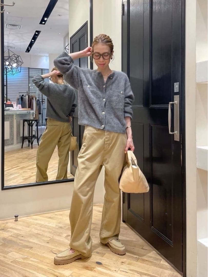 【美品】2025 WhimGazetteバイオ加工チノパンツ