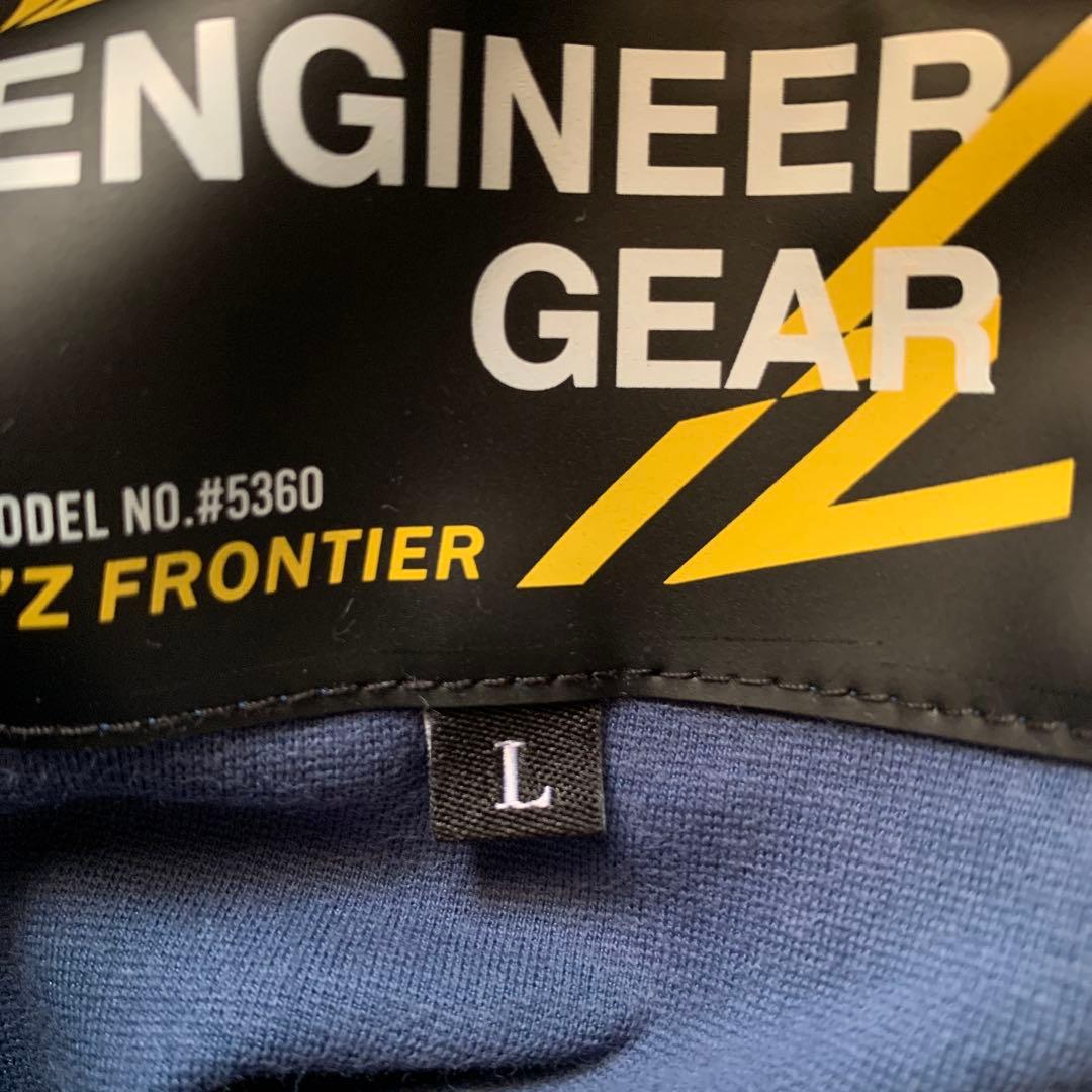 【 I'ZFRONTIER 】　カモフラ.ラグブルー上下セット 上L下M