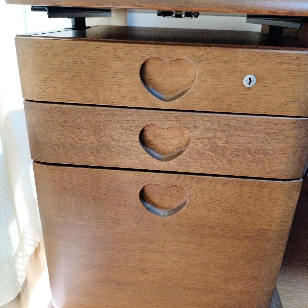 【chibikoro】カリモク学習机５点セット：引き出しワゴン