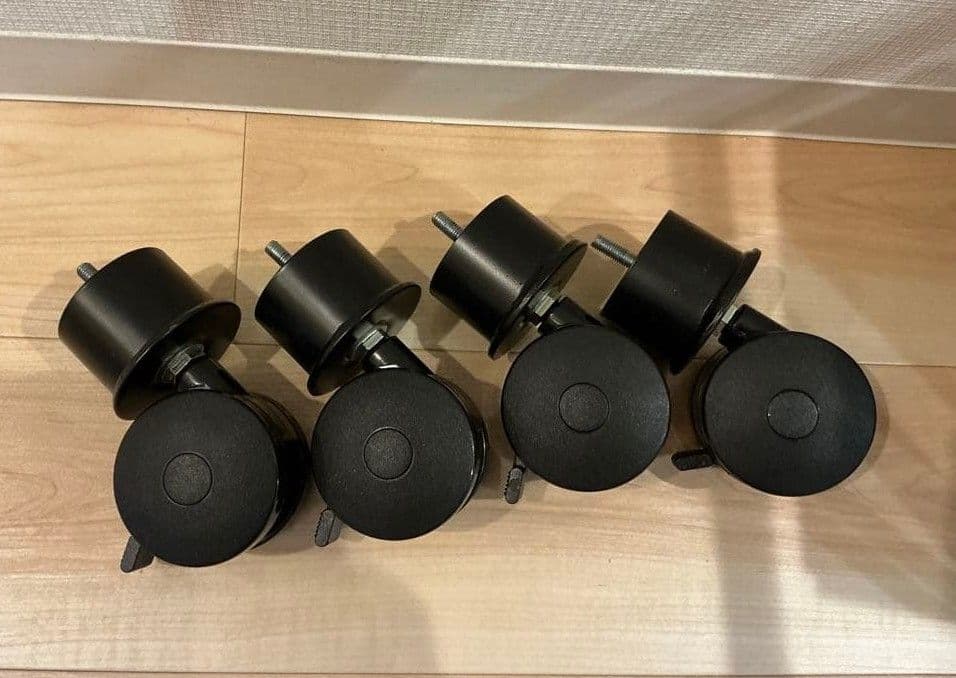 美品　テンピュール ZERO G 電動ベッド　キャスター ４個　黒　TEMPUR