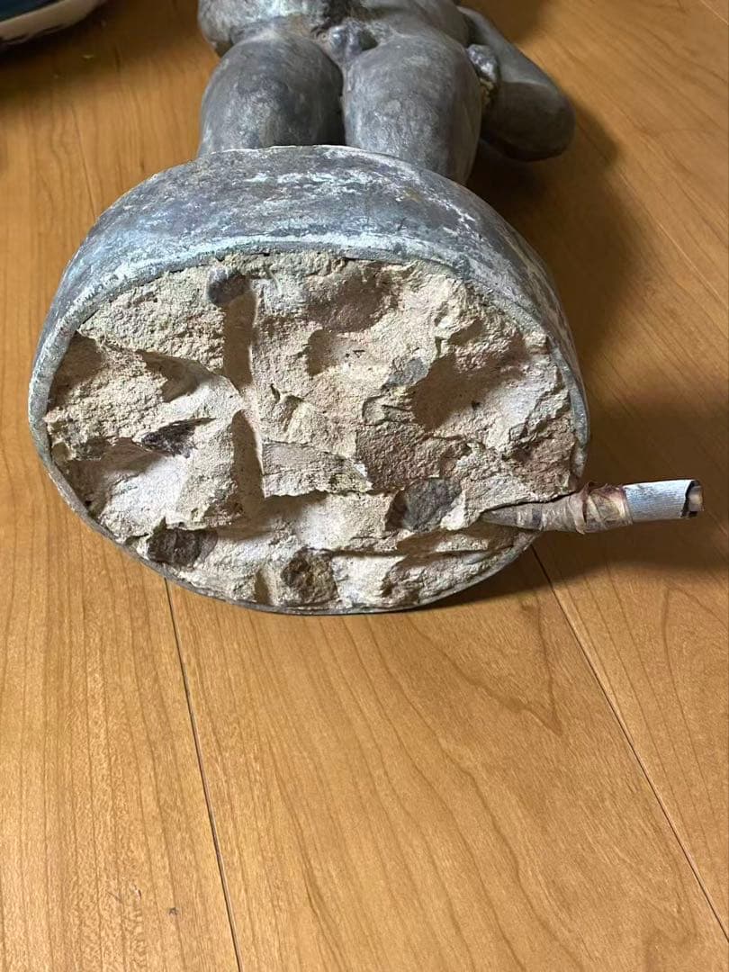 銅製 小便小僧 高さ約56cm 年代不明