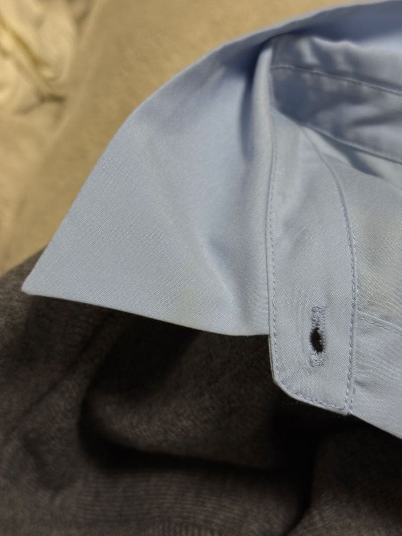 【未使用タグ付き】LILY BROWN シャツドッキングフリルミニワンピース