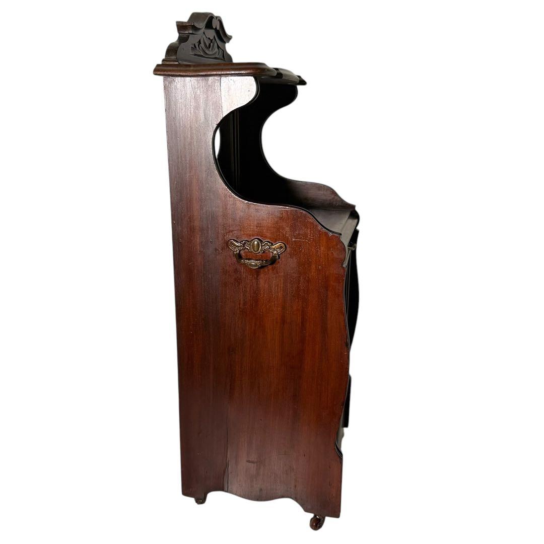 HR618 【アンティーク】英国　家具 コールボックス　ビクトリアンスタイル