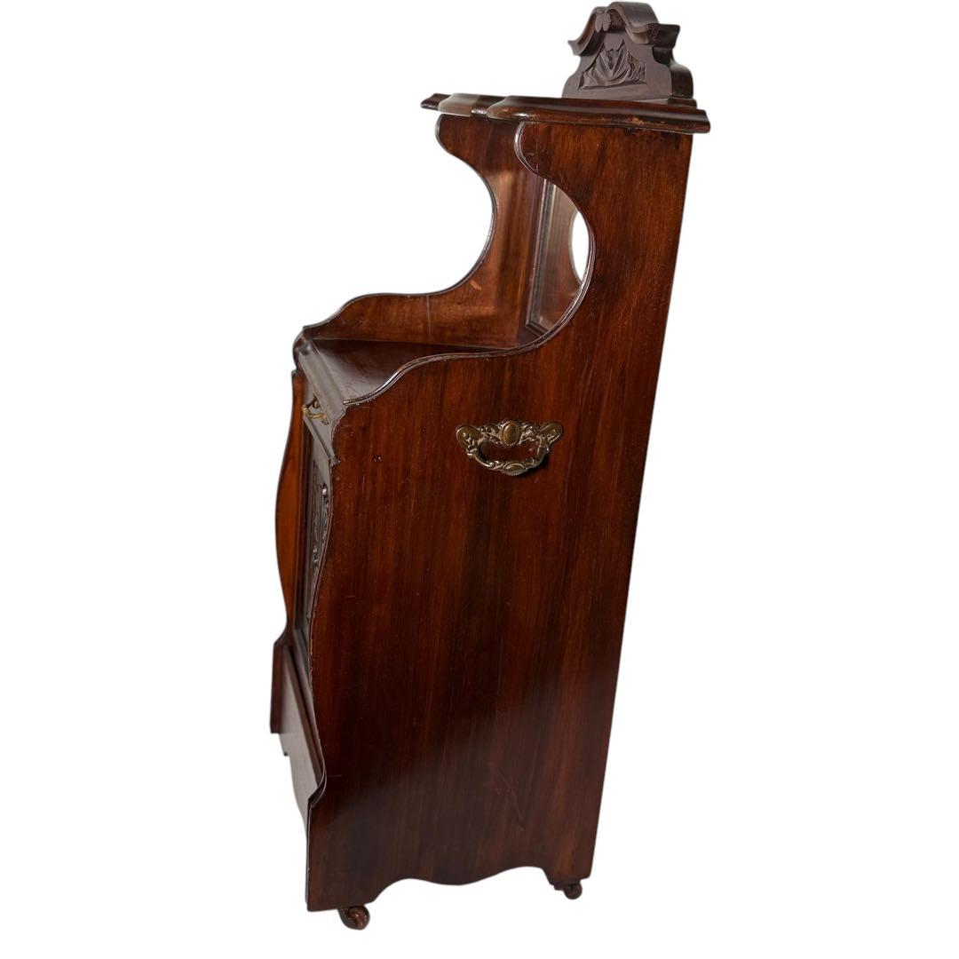 HR618 【アンティーク】英国　家具 コールボックス　ビクトリアンスタイル