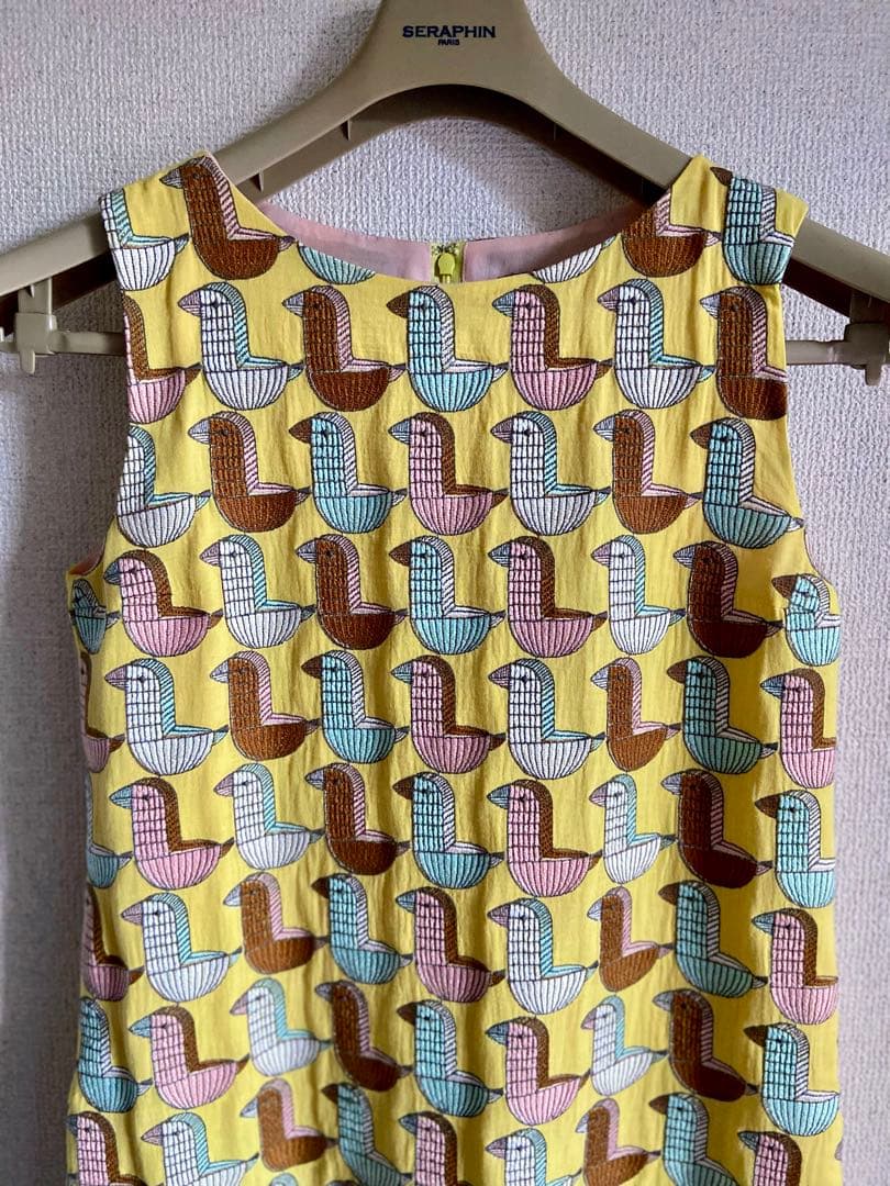 ミナペルホネン wood bird ワンピース 36