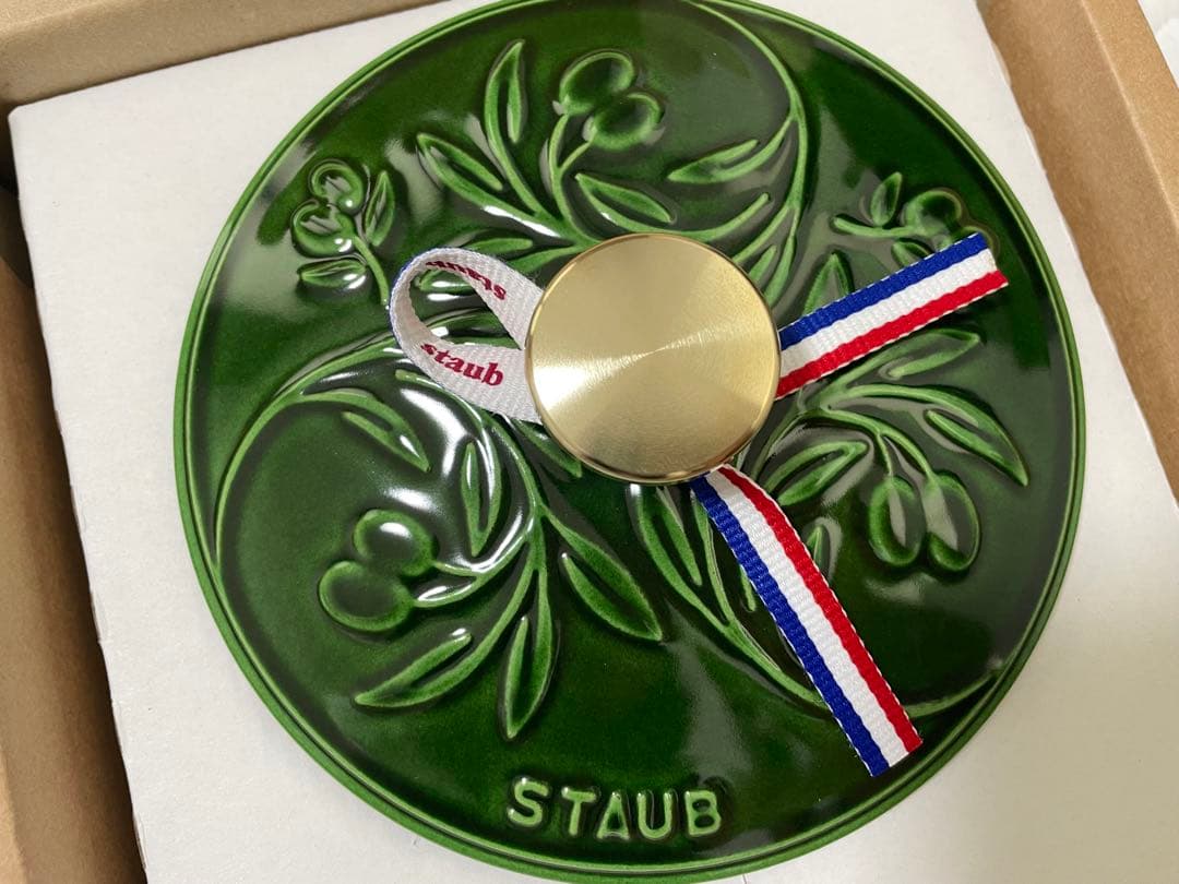 〈新品〉ストウブ　ワナベS オリーブ　バジルグリーン