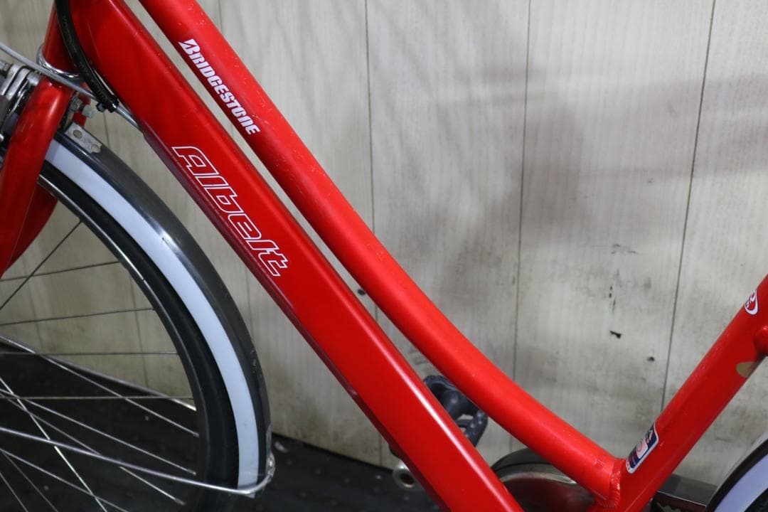 ブリヂストン アルベルトL型 AB6TPL 26型 アルミ3段AUTO LED赤