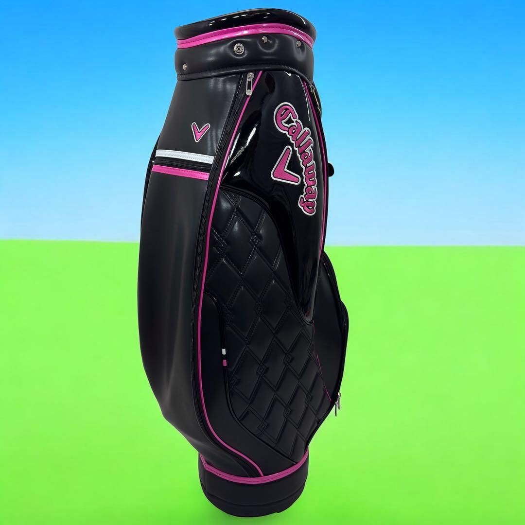 未使用品！callaway キャロウェイ キャディバック ゴルフバッグ黒 ピンク