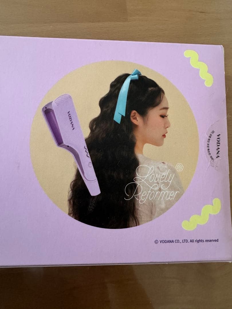 VODANA トリプルフローヘアアイロン 32mm バイオレット新品❤️