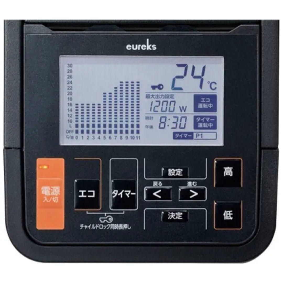 eureks＊ユーレックス ヘリテイジヒーター ブラック/オレンジローズ