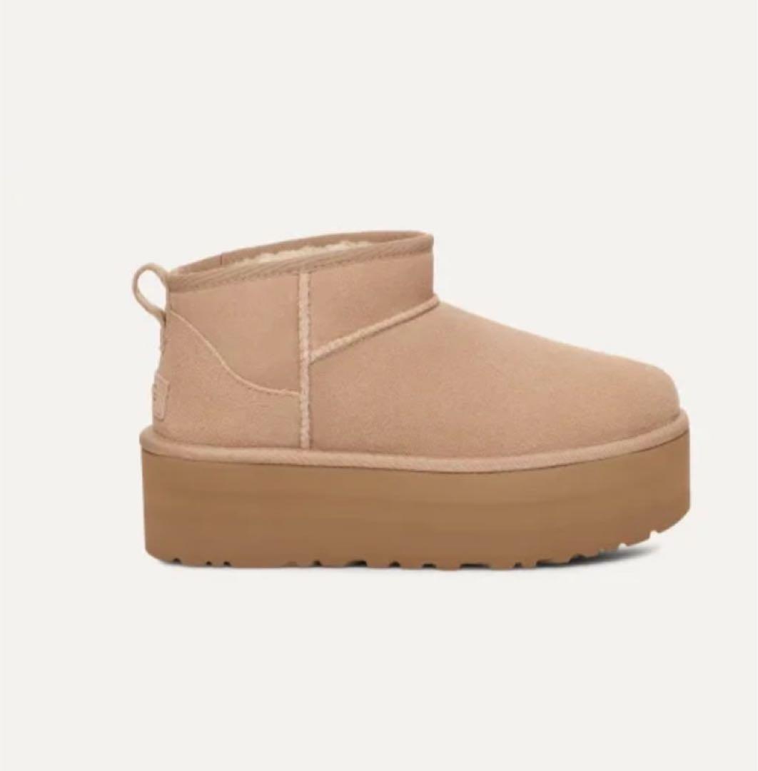 UGG クラシック ウルトラミニ プラットフォーム 厚底 サンド 23cm